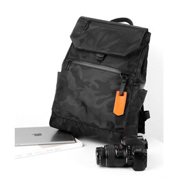 Σακίδιο με Θήκη Laptop 14" AMBER Army Μαύρο AM2034