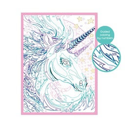HappiHobbi Paint & Frame Paint by Numbers Fairytale Unicorn Για Ηλικίες 8+ Χρονών