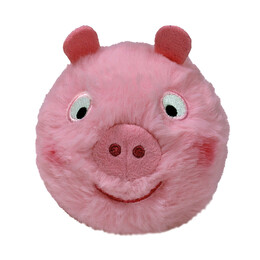 TY Beanie Bouncers Peppa Pig Χνουδωτό Μπαλάκι που Αναπηδάει Ροζ