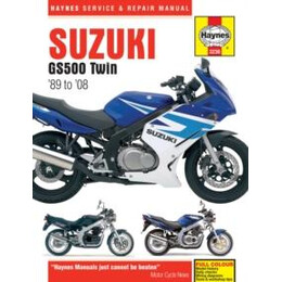 Suzuki Gs500 Twin (89 - 08) Haynes Repair Manual