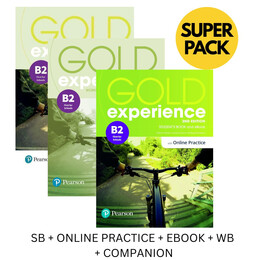 Gold Experience b2 Super Pack (sb + Online Practice + Ebook + wb + Companion) 2nd ed