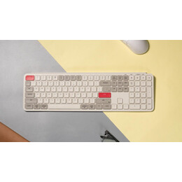 Keychron b6 pro (B6p-K13) Ultraslim Wireless Keyboard zmk Online Customization - Retro red 100% us