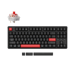 Keychron c3 pro (C3p-h1) Qmk/via Mechanical red Switch - hot Swappable 80% us Layout