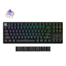 Keychron k8 he (K8h-j1) Shine-Through Wireless Magnetic Hall Effect rgb Keyboard 80% us Layout
