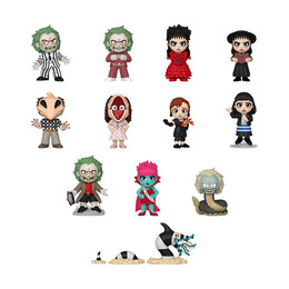 Funko Mystery Minis: Beetlejuice -Beetlejuice, Lydia Deetz, Sandworm, Adam Maitland, Barbara Maitland, Delia Deetz, Miss Argentin, Snake (Blind Box/random) Vinyl Figures