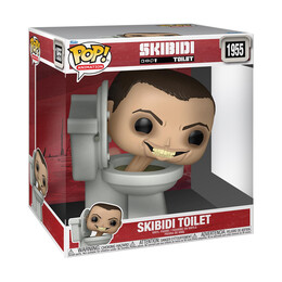 Funko Pop! Jumbo: Skibidi Toilet - Skibidi Toilet #1955 Vinyl Figure (10")