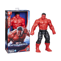 Hasbro Marvel Captain America: Brave new World - Titan Heroes red Hulk Villain Figure (F9299)
