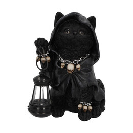 Nemesis now Adult: Gothic - Reapers Feline Lantern Figure (18.5cm)