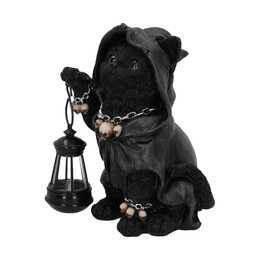 Nemesis now Adult: Gothic - Reapers Feline Lantern Figure (18.5cm)