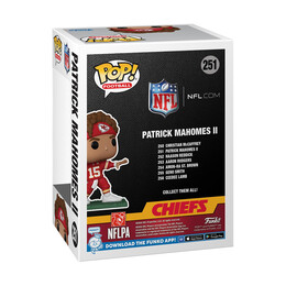 Funko Pop! Football: Chiefs - Patrick Mahomes ii (2023) #251 Vinyl Figure