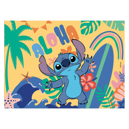 AS Σετ Ζωγραφικής Disney Stitch Σε Διάφανη Τσάντα Για 3+ Χρονών