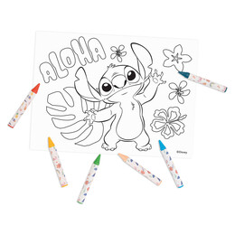 AS Σετ Ζωγραφικής Disney Stitch Σε Διάφανη Τσάντα Για 3+ Χρονών