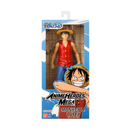 Bandai Anime Heroes Mega World Collectable: one Piece - Monkey d. Luffy Action Figure (38331)