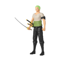 Bandai Anime Heroes Mega World Collectable: one Piece - Roronoa Zoro Action Figure (38332)