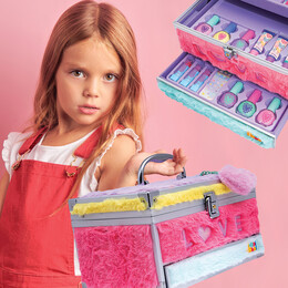 Happi Hobbi Θήκη ομορφιάς με 50 Αξεσουάρ Για 6+ Χρονών