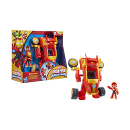 Hasbro Marvel Iron man and his Awesome Friends: Iron man 2 in 1 Mech Suit & Vehicle - Figure & Vehicle (G1474)
