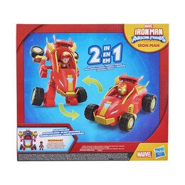 Hasbro Marvel Iron man and his Awesome Friends: Iron man 2 in 1 Mech Suit & Vehicle - Figure & Vehicle (G1474)
