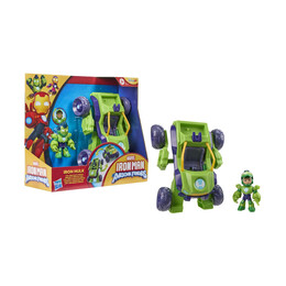 Hasbro Marvel Iron man and his Awesome Friends: Iron Hulk - 2 in 1 Mech Suit Figure & Vehicle (G1475)
