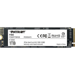 Patriot ssd P300 1tb m.2 Pcie 3.0 Nvme (P300p1tbm28) (Patrp300p1tbm28)