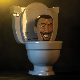 Skibidi Toilet Τουαλέτα με Αξεσουάρ​ Για 6+ Χρονών