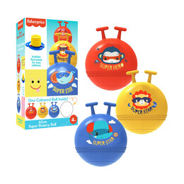 Fisher-Price®: Super Bouncy Ball (With Foot Pump) (45cm) (Random Choice) (F0960)