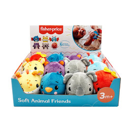 Fisher-Price®: Soft Animal Friends (10cm) (F1028-F1033)
