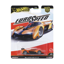 Mattel hot Wheels Premium car Culture: Euro Speed - Mclaren Solus gt Vehicle (Jbk78)