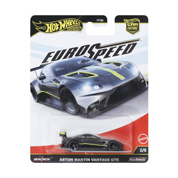 Mattel hot Wheels Premium car Culture: Euro Speed - Aston Martin Vantage gte Vehicle (Jbk76)