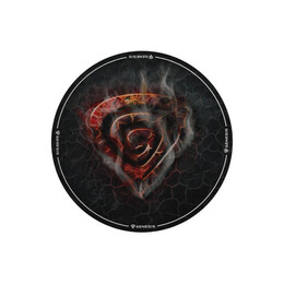 Genesis Gaming Protective Floor mat Tellur 400 Round Lava 100cm (Ndg-2064) (Gnsndg-2064)