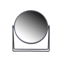 Homely Καθρεπτης Επιτραπεζιος με Μεταλλικη Βαση Μαυρος