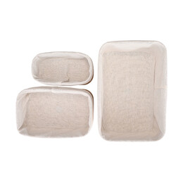 Estia Καλαθι Οργανωσης Bamboo Essentials me Επενδυση σετ 3τεμ. νεα Πλεξη