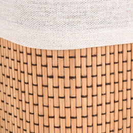 Estia Καλαθι Οργανωσης Bamboo Essentials me Επενδυση σετ 3τεμ. νεα Πλεξη