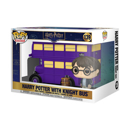 Funko Pop! Ride Super Deluxe: Harry Potter - Harry Potter With Knight bus #139 Vinyl Figure