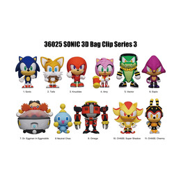 Monogram: Sonic (Blind Bag/random) 3d Foam bag Clips Figures