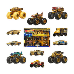 Mattel hot Wheels: Monster Trucks - Bigfoot Trophy Champions set of 12(jdw07)