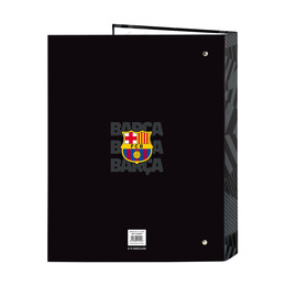 Safta: F.c.barcelona - Folio Cardboard 4 Rings Binder Black (512426067)