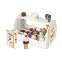 Melissa & Doug Pretend Play: Wood - ice-Cream Counter (6074905)