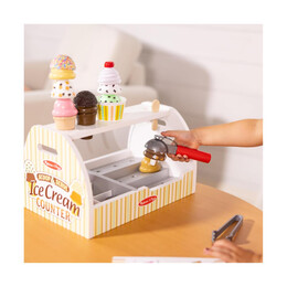 Melissa & Doug Pretend Play: Wood - ice-Cream Counter (6074905)