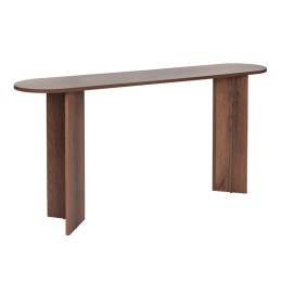 Κονσόλα Sira Megapap Χρώμα Καρυδί 150x35x75εκ.