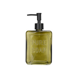 Estia Αντλια Σαπουνιου Pure Soap Γυαλινη 520ml Πρασινη
