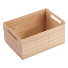 Estia Κουτι Οργανωσης Bamboo Essentials με Λαβες 37x26x16.5cm Στοιβαζομενο