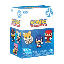 Funko Mystery Minis: Sonic the Hedgehog - Sonic, Tails, Amy, Knuckles, Shadow, Metal Sonic, dr. Eggman, Silver, Rouge, Treasure Hunter Knuckles, Silver (Glows), Super Sonic (Glows) (Blind Box/random) Vinyl Figures
