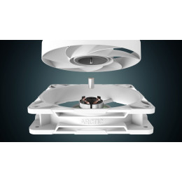 Arctic p14 pro Pst(white)- pwm 140mm Case fan - Fluid Dynamic Bearing - max 2500 rpm - pwm Regulated