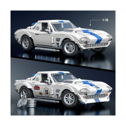 Mattel hot Wheels: Elite Series Brick Shop - Corvette Grand Sport Vehicle (Jgr31)