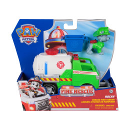 Spin Master paw Patrol: Fire Rescue - Rocky Rescue Fire Tanker Vehicle (20151504)
