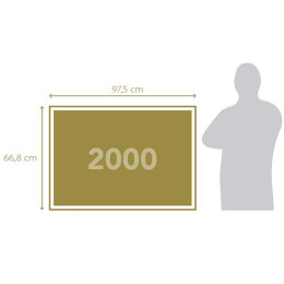 Clementoni Παζλ High Quality Collection Τριγυρίζοντας στο Παρίσι 2000 τμχ