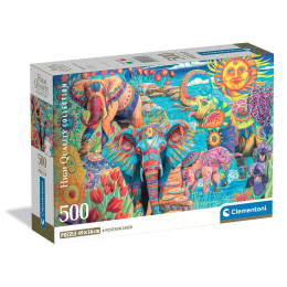 Clementoni Παζλ High Quality Collection Μέρα στη Χώρα των Θαυμάτων 1000 τμχ - Compact Box