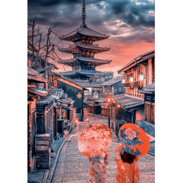 Clementoni Παζλ High Quality Collection Απόγευμα Στο Κιότο 500 τμχ - Compact Box