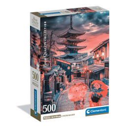 Clementoni Παζλ High Quality Collection Απόγευμα Στο Κιότο 500 τμχ - Compact Box