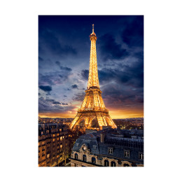 Clementoni Παζλ High Quality Collection Πύργος του Αίφελ 1000 τμχ - Compact Box